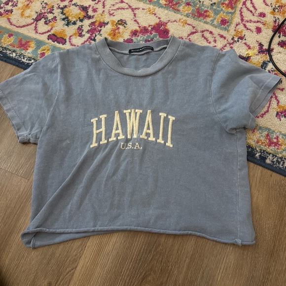 Brandy Melville Tops - Brandy Melville Light Gray T-Shirt